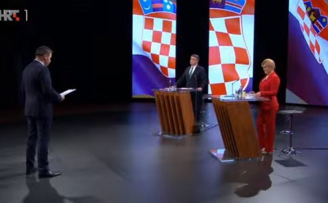 sučeljavanje , Kolinda Grabar Kitarović, Zoran Milanović