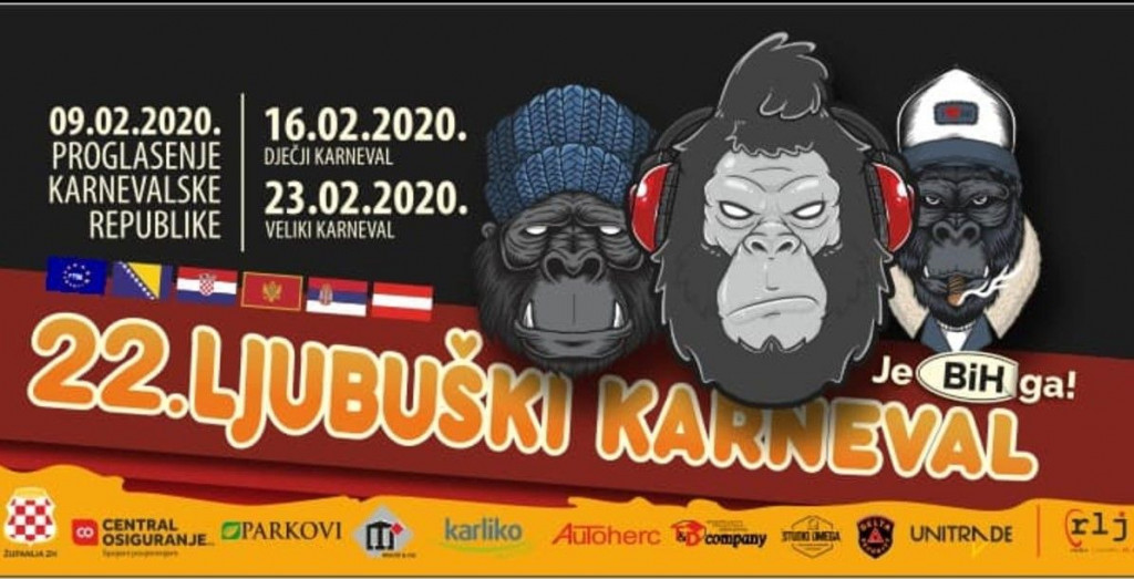 Pogledajte detaljan program 22. Ljubuškog karnevala