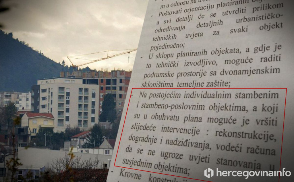 URBICIZAM Grad Mostar daje dozvole MIMO vlastitih planova i propisa