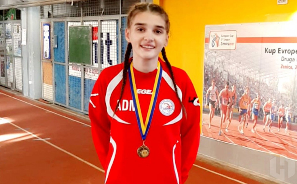 ATLETIČARKA ZRINJSKOG Ana Dorotea Markić dvoranska prvakinja države