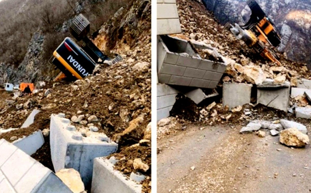 Prevrnuo se radni stroj kod Jajca, jedna osoba ozlijeđena