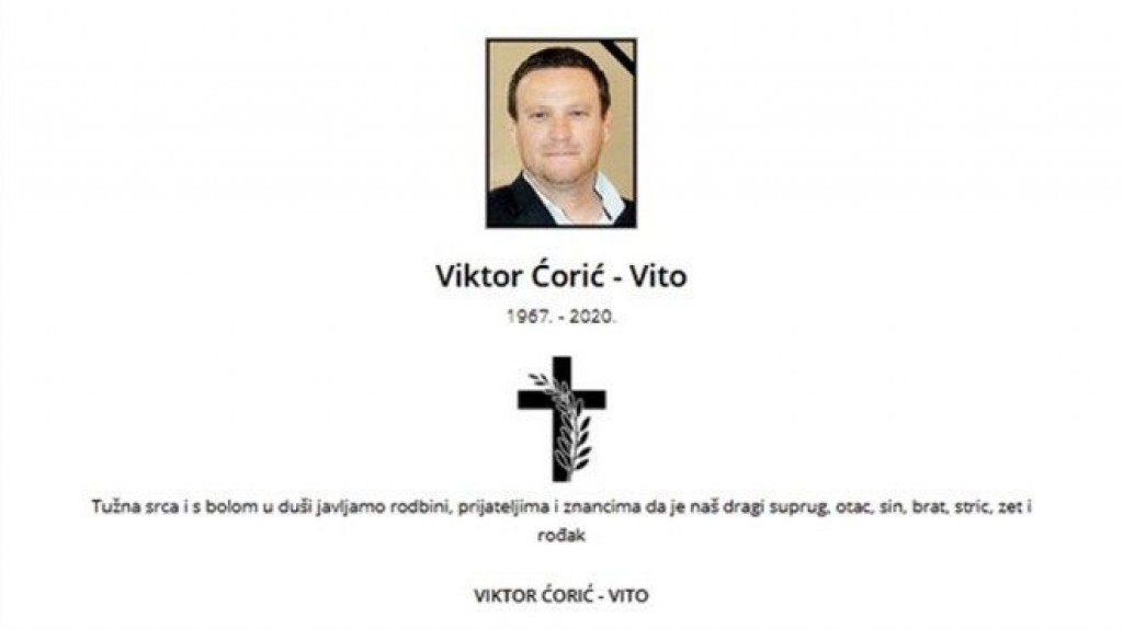 Hercegovina se oprašta od Viktora Vite Ćorića