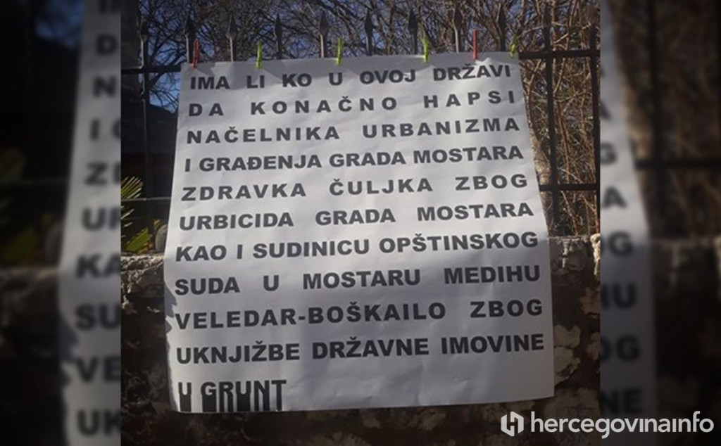 Mostarac tražio uhićenja, pa uhitili njega