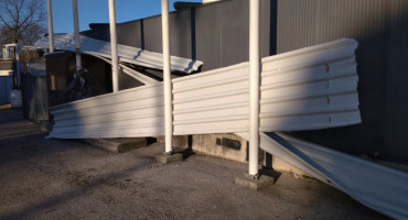 Vjetar oštetio dvoranu u Ljubuškom