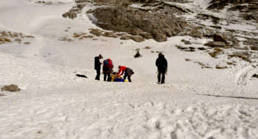 Prenj, planinari, ozljeda
