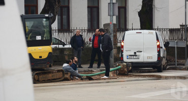 Puknuće vodovodne cijevi Mostar