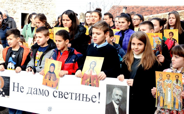 Mostarski pravoslavci poslali poruku podrške braći u Crnoj Gori