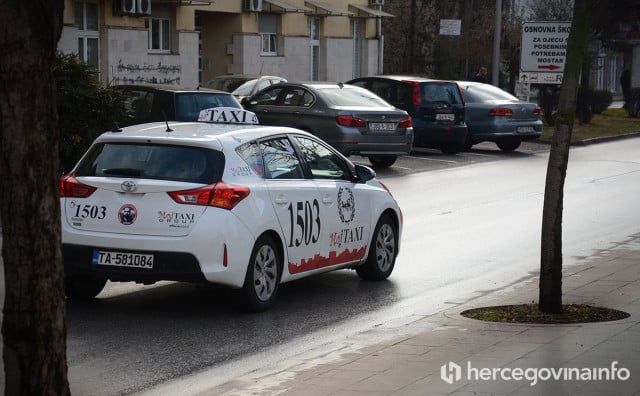 ZRAČNA LUKA MOSTAR Objavljen popis 'sigurnih taxi službi'