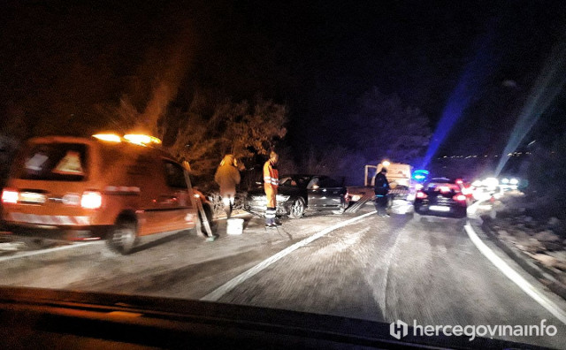 Prometna nesreća na cesti Mostar - Čitluk - 20.02.2020