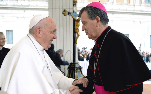 Papa Franjo i Tomo Vukšić