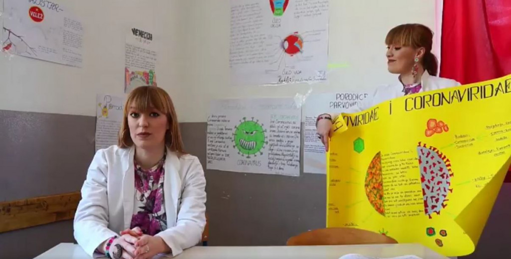 Mostarska profesorica učenicima rimom objasnila što su virusi