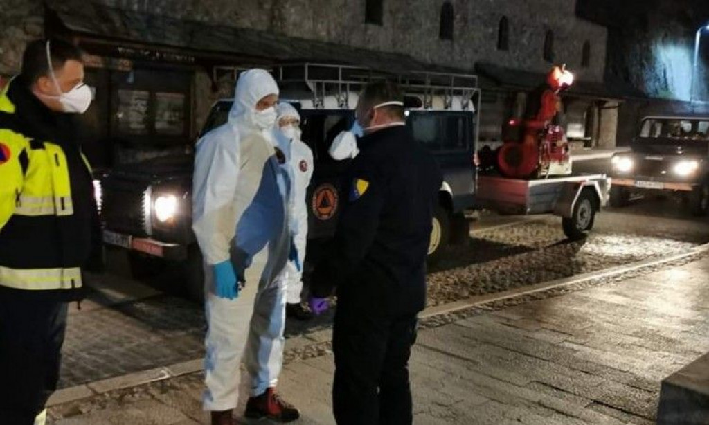 Počela sustavna dezinfekcija gradova u FBiH, prvo dezinficiran Konjic