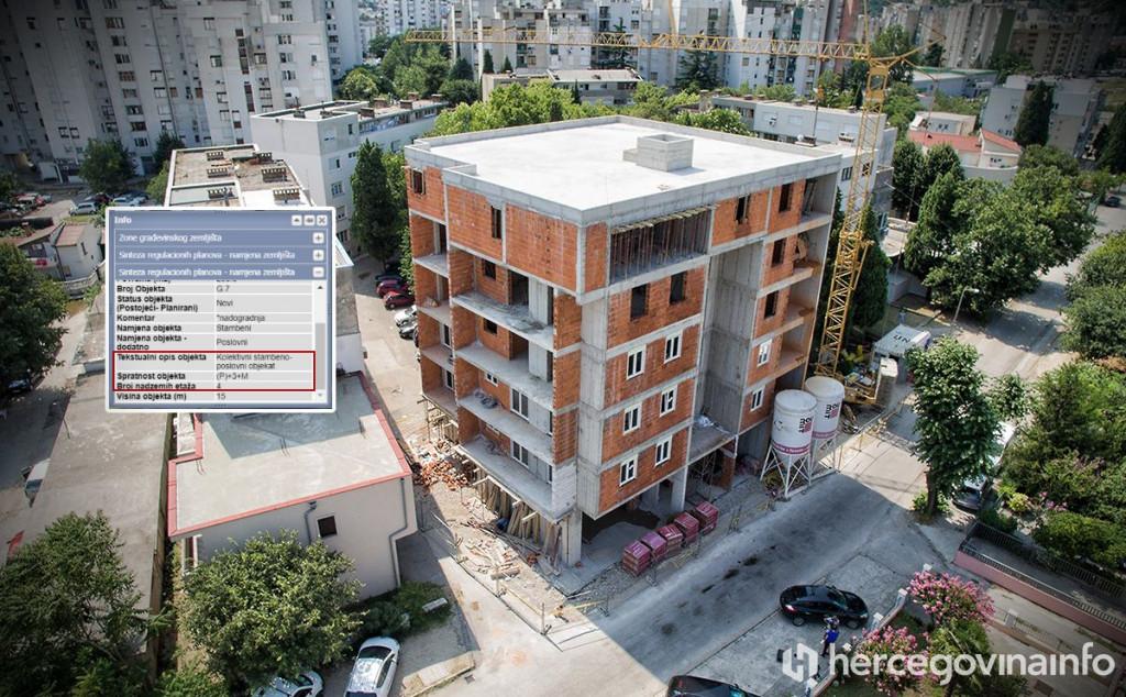 DIGLI SE STANARI I U CENTRU 2 Sumnjive im dozvole za zgradu u susjedstvu