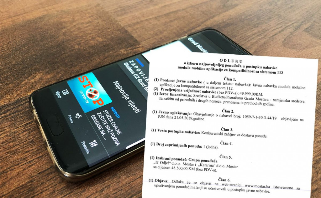 Ovo je mobilna aplikacija za koju je Grad Mostar potrošio 50.000 maraka