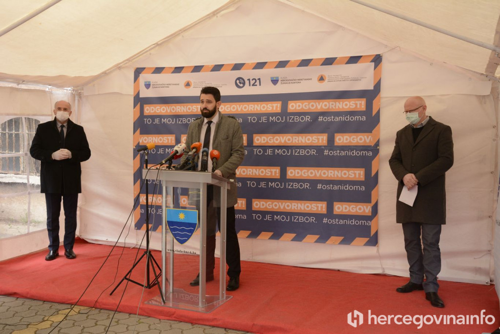 Razmatra se izolacija Hercegovačko-neretvanske županije
