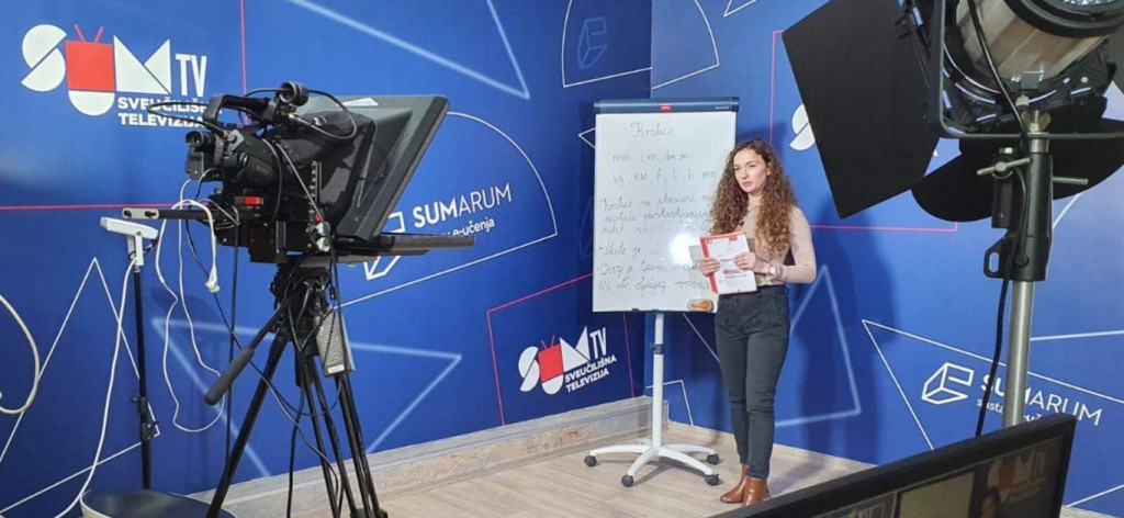 Na Sveučilištu počelo snimanje emisije za niže razrede osnovne škole