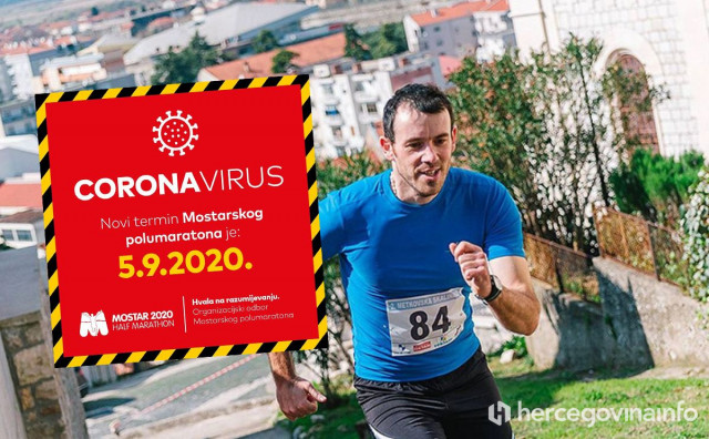 MOSTARSKI POLUMARATON Odgođen 'Mostar Run Weekend'