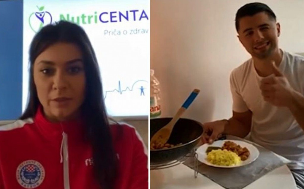 MARE NE BRINI SE Igrači Zrinjskog svojoj nutricionistkinji morali su snimiti što jedu