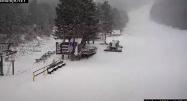 PROLJETNA SNJEŽNA IDILA Snijeg zabijelio Blidinje