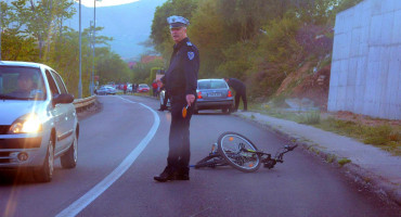 Prometna nesreća u Orlacu, ozlijeđen biciklist