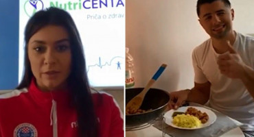 MARE NE BRINI SE Igrači Zrinjskog svojoj nutricionistkinji morali su snimiti što jedu