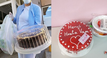 HEROJI, HVALA VAM Infektivnom odjelu stižu torte