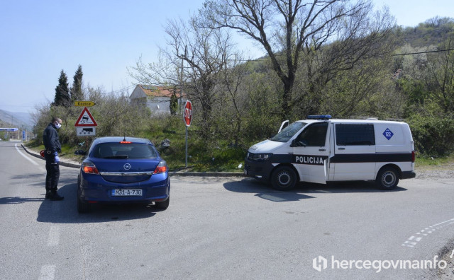 Policija kontrolira ulaze u gradove i općine u HNŽ-u