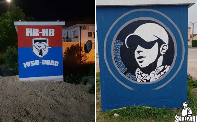 U VRIJEME BEZ TRIBINA Torcida dobila grafit u Čitluku, Škripari u Ljubuškom