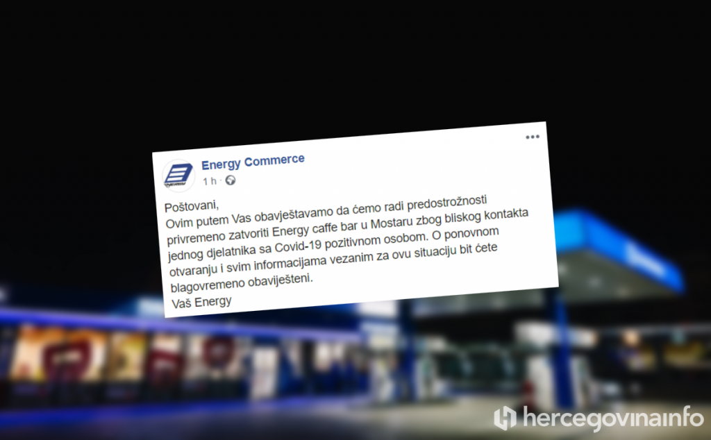 POVEZAN SLUČAJ Nakon Ajduka, iz predostrožnosti zatvoren i Energy caffe bar
