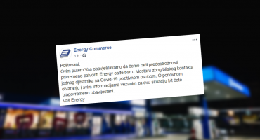 POVEZAN SLUČAJ Nakon Ajduka, iz predostrožnosti zatvoren i Energy caffe bar