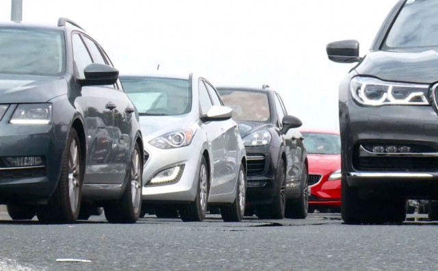 Duga kolona vozila na četiri granična prijelaza