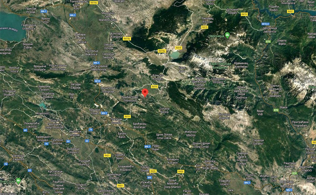 Zabilježen slabiji potres kod Posušja