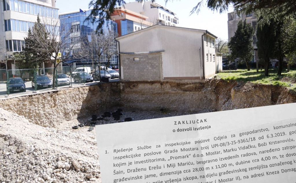 Zatrpava se još jedan od simbola bespravne gradnje u Mostaru, sve o trošku investitora