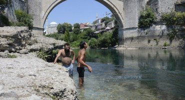 Vrućina u Mostaru