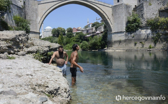 vrućina, Mostar, Podgorica, ljeto, vremenska prognoza, FHMZ