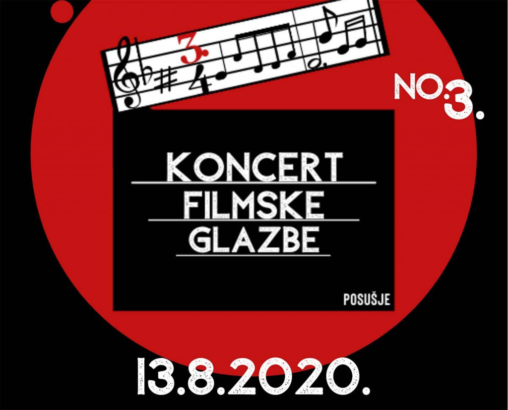 ZBOG KORONE Koncert filmske glazbe Posušje na televiziji i radiju