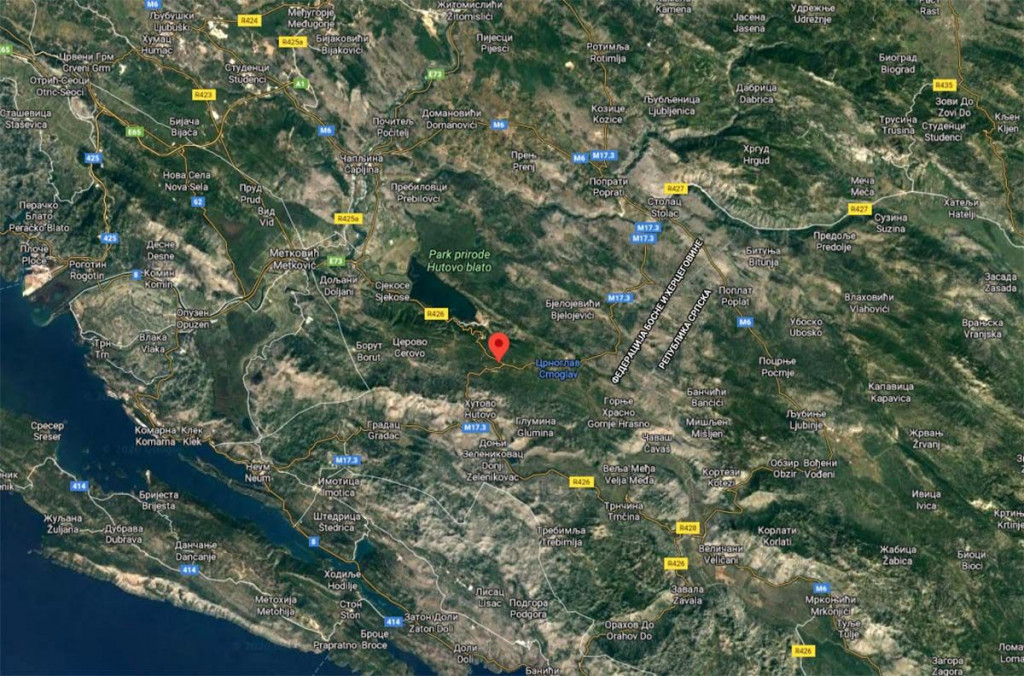 Slabiji potres zabilježen kod Čapljine