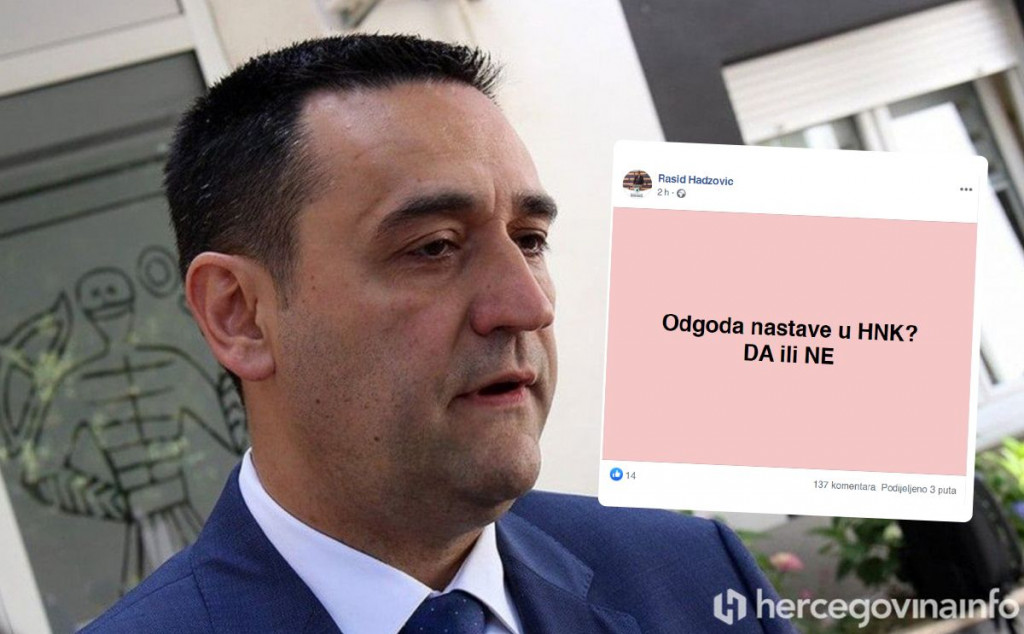 Ministar Hadžović na Facebooku traži mišljenje roditelja o odgodi nastave