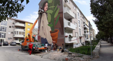 STREET ARTS Novo lice mostarske ulice, novi mural uljepšao središte grada