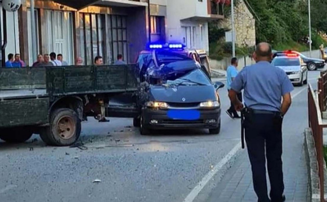Detalj s mjesta nezgode u Prozoru