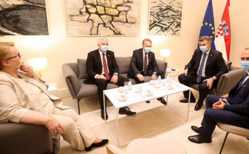 Hrvatska dala potporu BiH na putu za EU, Komšić im poručio da odbiju