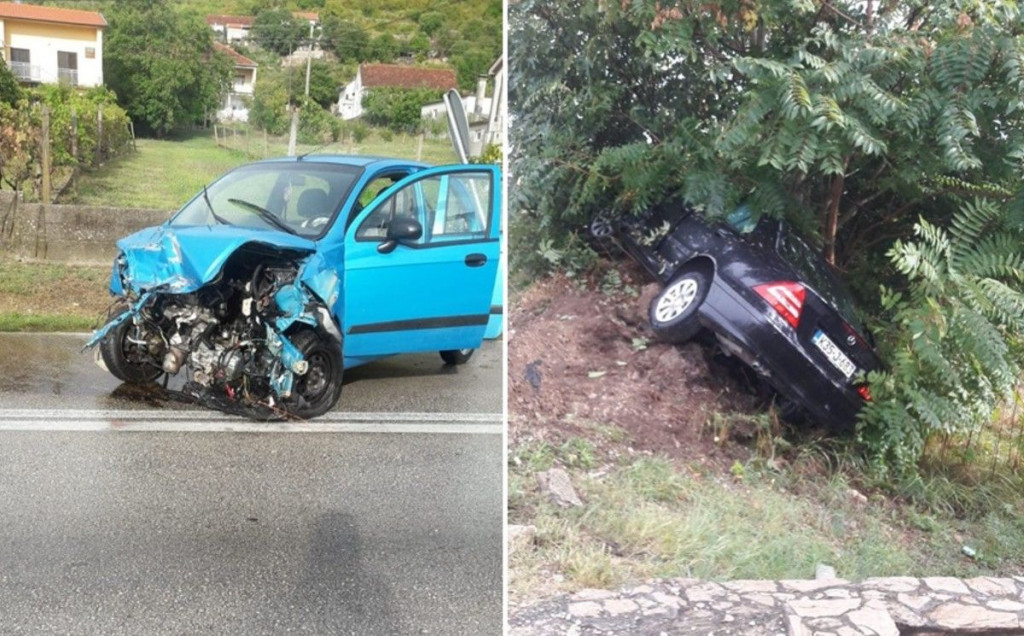 NA "CRNOJ TOČKI" Teška prometna nesreća u Radišićima