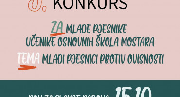 NATJEČAJ Prilika za mlade pjesnike s područja Mostara