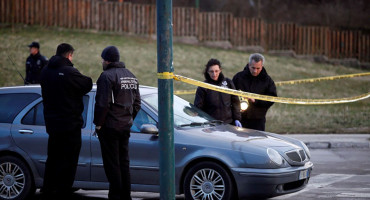 Očevid na mjestu Salčinovog ubojstva