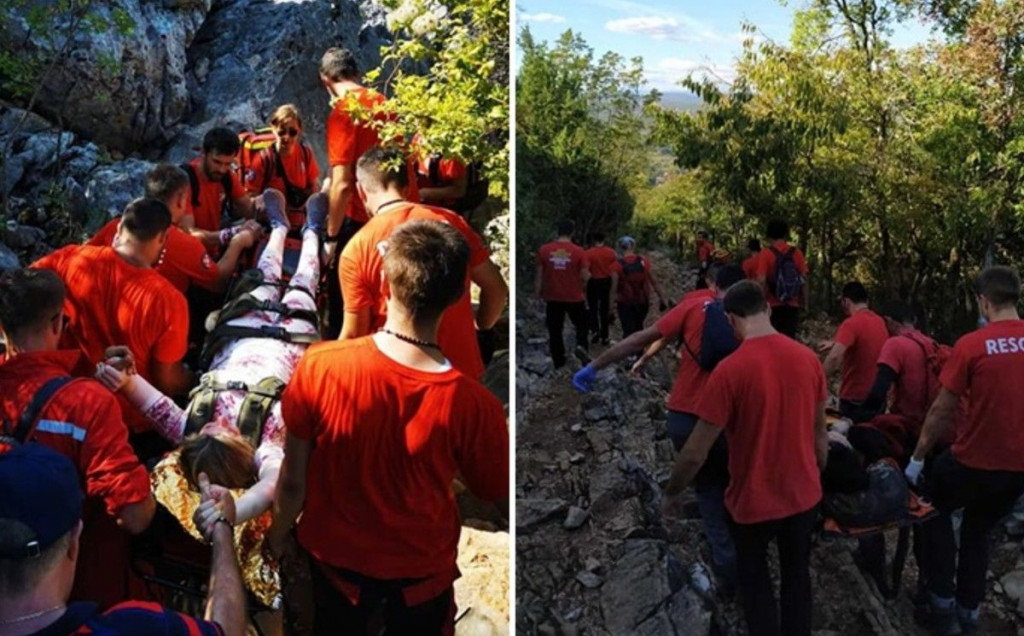OZLIJEĐENA STRANA DRŽAVLJANKA GSS-ovci intervenirali na brdu Križevac