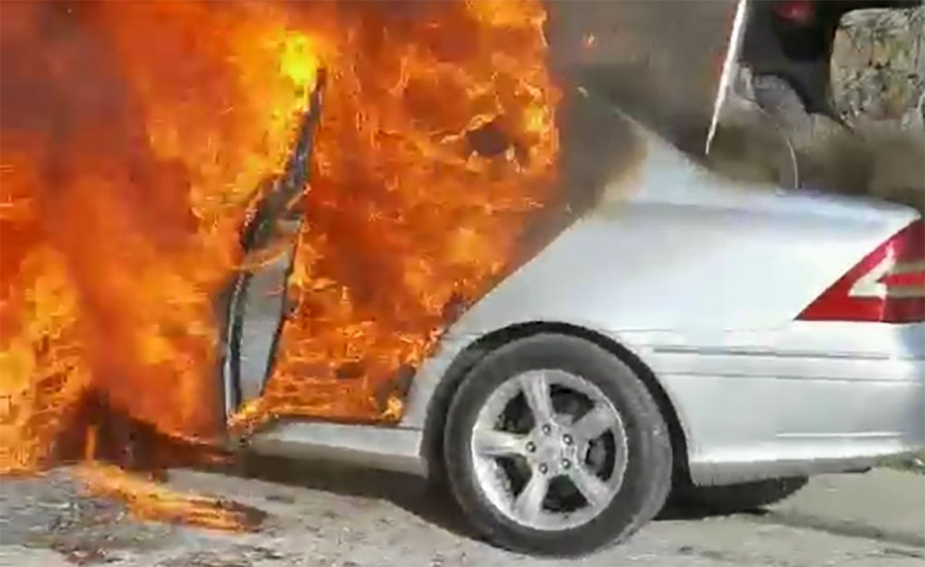 Požar Mercedes Kvanj
