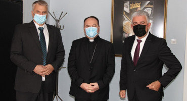 Novi biskup bio kod Hercega i zaželio da nas Bog što prije oslobodi ove kušnje