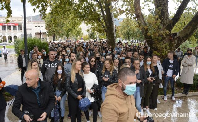 Studentski prosvjedi u Mostaru
