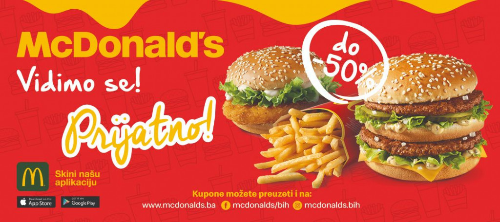 Super vijesti za sve ljubitelje kupona i slasnih McDonald's zalogaja
