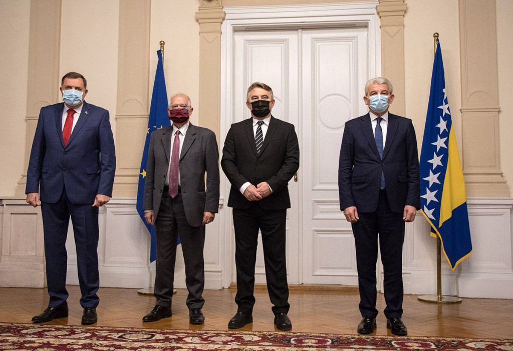SUSRET Dodik se predstavniku iz EU požalio da BiH nedostaje novca